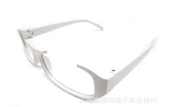 Togami Byakuya Gözlük Oyunu Danganronpa Cosplay Anahtarlık Kolye Beyaz Yarım Jant Gözlük Çerçevesi Prop Aksesuarları