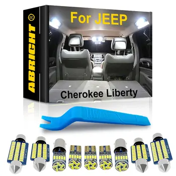 Jeep Cherokee XJ ZJ KL Liberty KJ KK için araba iç ışık LED 1996 2002 2006 2007 2018 2010 2011 2012 2014 2020 Canbus Lambası