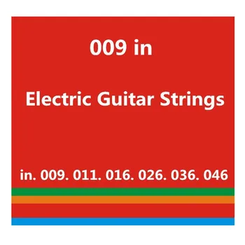 5 Setleri .009-.046 Elektro Gitar Dizeleri Müzik Aletleri Aksesuarları Süper Hafif Gitar Parçaları Toptan