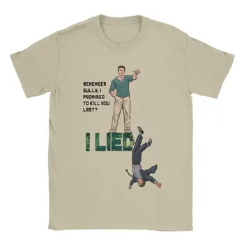Ben Yalan Özel Kuvvetler T Shirt Erkekler Kadınlar ıçin pamuklu tişört O Boyun Arnold Schwarzenegger Komando Tee Gömlek Kısa Kollu Parti