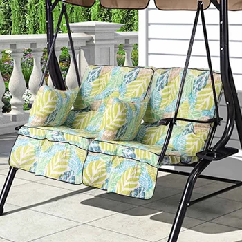 Açık Salıncak Sandalye Yastık Set Veranda Koltuk Salıncak Yedek Bahçe Balkon İçin + Kolçak Yastık Salonu Sandalye Yastık Salıncak 