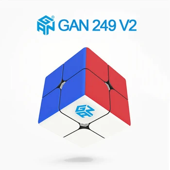 GAN 249 V2 2x2x2 Sihirli Hız Küp Stickerless GAN 249 V 2 Profesyonel stres oyuncakları GAN249 V 2 Cubo Magico Bulmaca