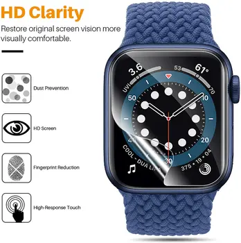 HD Film Apple Watch Ekran Koruyucu İçin 44mm 40mm 42mm 38mm iWatch Koruyucu Aksesuarları Apple için izle serisi 3 4 5 6 se