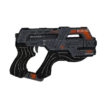 Mass Effect 3 M6 Tabanca 1:1 Ölçekli 3D Kağıt Modeli El Yapımı DIY Çocuk Oyuncak Cosplay İçin
