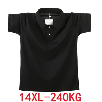 büyük boy artı boyutu 14XL 240kg erkek tişörtleri kısa kollu yaz rahat ev tees süper büyük boy 68 70 72 74 76 66 yağ gevşek üstleri