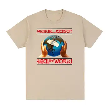 Michael Jackson İyileşmek Dünya 1997 Dünya Turu vintage tişört Pamuk Erkekler T gömlek Yeni Tee Tişört Bayan Tops