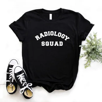 Radyoloji Kadro Baskı Kadın Tişörtleri Pamuk Rahat Komik t Shirt Bayan Genç Kız Üst Tee Hipster FS-273