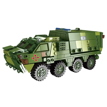 2021 WW2 Ordu Askeri Tıp Zırhlı Ana Araba Araç Klasik Model Yapı taşları Tuğla Çocuk Hediyeler İçin Çocuklar Oyuncaklar Setleri 