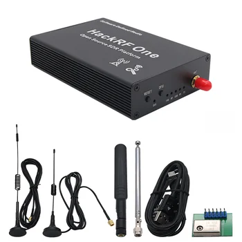 1 mhz-6GHz Bir Yazılım Tanımlanan HackRF Radyo SDR & Anten Wishcolor Paket Alüminyum Alaşım Konut Seti