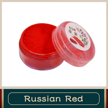 Ruj Tozu Rus Kırmızı İnci Pigment DIY Ruj, Kozmetik Parlayan Gölgeleme Tozu