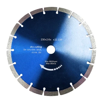 230 elmas kesim Disk Disk Beton 12mm Segment Yüksekliği Bıçak Testere Bıçakları Elmas Açı Öğütücü İçin Tuğla Duvar Evrensel