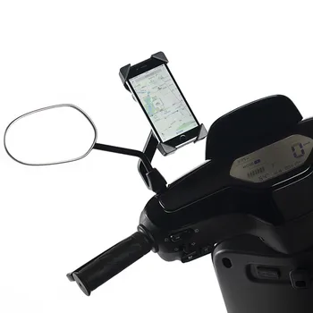 Evrensel Scooter telefon tutucu Niu Elektrikli Motosiklet Scooter Mobil Navigasyon Tutucu Standı 3.5-5.5 