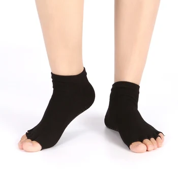 Kadın Çorap Anti Kayma Silikon Spor Pilates Bale Çorap Çabuk Kuru Spor spor çoraplar Pamuk Nefes Esneklik