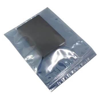 30 * 40 cm Anti Statik koruyucu çantalar ESD torba fermuarlı kilit Fermuar Öz Mühür Antistatik Elektronik Depolama paket ambalaj Polybag