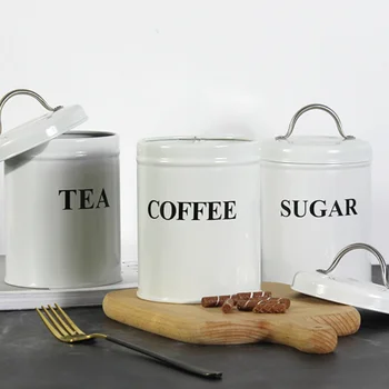 Çay Saklama Kabı Baharat Kavanoz Şeker Kahve Çekirdekleri Hermetik Tencere şekerlik Mutfak Kutusu Organizatör Kutular Ütüler Konteyner Setleri
