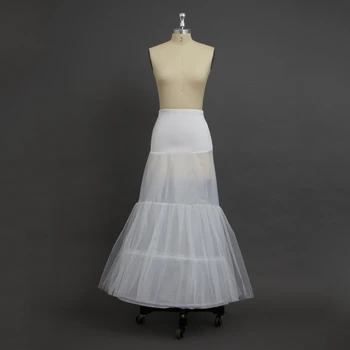 IOD Kadınlar Kabarık Etek Kombinezon 3 Çemberler Etek Elastik Yarım Kayma Bir Çizgi Jüpon Düğün Balo Gelin Elbise