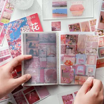 20 Adet Kawaii Washi Sticker Seti Sevimli Hayvan Sakura Dekoratif Çıkartmalar Karalama Defteri İçin günlük defteri Planlayıcısı Sanat Projesi Dıy Mektup