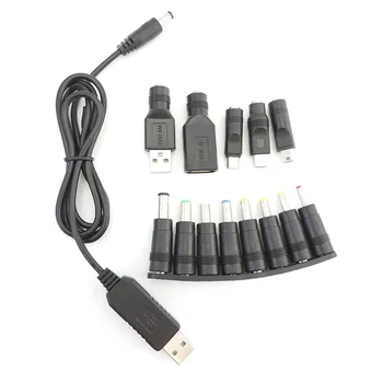 USB 5V DC 5V 9V 12V mikro USB Mini 5pin Tip C erkek dişi güç Kablosu Boost Hattı Fiş Step UP Modülü Dönüştürücü Adaptör a1