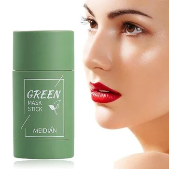 Yeşil ÇAY Temizleme Kil Sopa Maskesi Akne Temizleme Güzellik Cilt Yeşil Çay Nemlendirici Nemlendirici Beyazlatıcı Bakım Yüz
