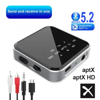Bluetooth 5.2 kablosuz av alıcısı-vericisi Alıcı aptX HD LL Düşük Gecikme CSR8675 Kablosuz Adaptör RCA SPDIF 3.5 mm Aux Jack TV PC İçin Araba