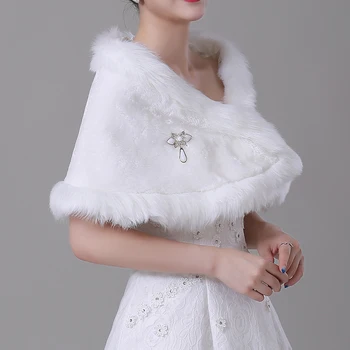 Sıcak Satılık Beyaz Tatlı Sıcak Kadın Düğün Ceketler Yumuşak Bolero Düğün Aksesuarları Gelinlik Sarar gelinlik Şal 