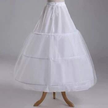 Yeni 3 Yüzük Petticoat düğün elbisesi Elastik Bant Lace Up Ayarlanabilir Düğün Aksesuarları