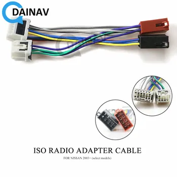 12-120 ISO Radyo Adaptörü NİSSAN 2003 + (belirli modeller) kablo Demeti Konnektörü Kurşun Tezgah Kablo Fişi