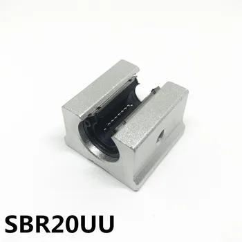 4 adet SBR20UU 20mm Lineer Rulman Blok Yönlendirici Ücretsiz kargo SBR20