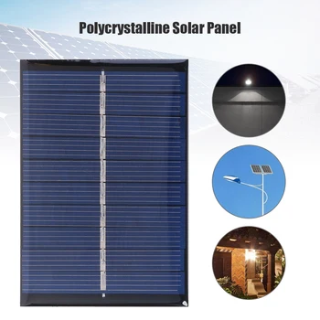 DIY 1.2 W 5V 120mA güneş panelleri Güneş Hücreleri Modülü pil şarj cihazı Epoksi Levha Sokak Reklam Avlu Lamba Aydınlatma