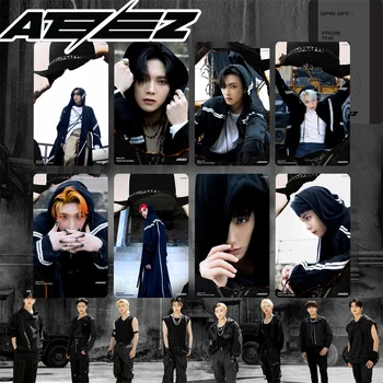 Kpop Fotocard ATEEZ Yeni Albüm Gerilla LOMO Kartı Kartpostal Hongjoong Seonghwa Yunho Yeosang San Mingi Wooyoung Jongho Kartları