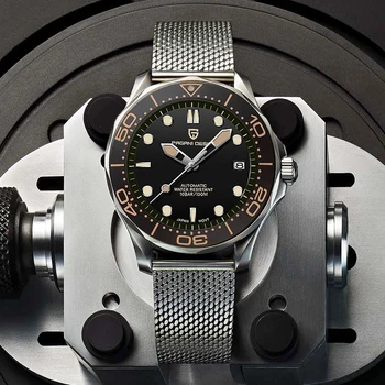 PAGANI tasarım erkek Mekanik Kol Saatleri Lüks Otomatik İzle Erkekler Aydınlık Dalış Çelik İzle Japonya NH35 Saat 2022 Yeni