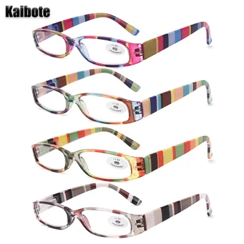 4 Paket Moda Kadın okuma gözlüğü Yüksek Kalite Bayanlar Renkli Küçük Presbiyopik Gözlük Zarif Okuyucu Gözlük 1.00-3.50