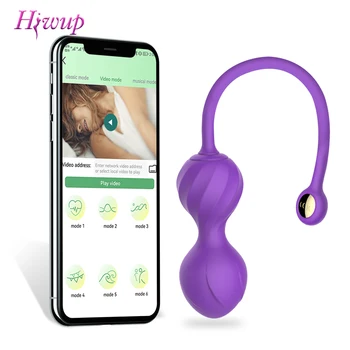 Bluetooth APP Aşk Yumurta Kablosuz Uzaktan Kumanda Vajinal Topu Klitoris Stimülatörü Vibratör Kadın Seks Oyuncak Ürünleri Kadınlar için Yetişkin 18