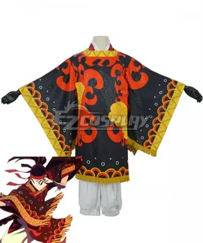 Tanjuro Kamado Dans Yangın Tanrısı Hinokami Kagura Kimono Suit Cadılar Bayramı Kıyafet Parti Noel Seti Cosplay Kostüm E001