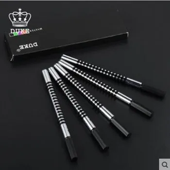 10 Adet/grup Kaliteli 0.7 /0.5 MM siyah Mürekkep Dolum İçin Makaralı Tükenmez Kalemler Pürüzsüz Rollerball Yazma Kalem Yedekler Duke