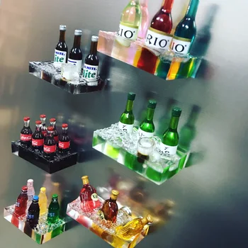 Şarap buzdolabı mıknatısları simülasyon malzemeleri masaüstü süsler dekoratif sahne aksesuarları yaratıcı sahne