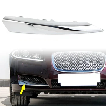 Krom Araba Ön Tampon Yan Izgara Kalıp Trim Sağ Yan 1 Adet Jaguar XF 2012 İçin 2013 2014 2015 ABS Plastik