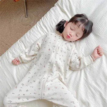 MILANCEL 2021 Sonbahar Yeni çocuk pijamaları Çiçek Kız Pijama Kore Rahat Çocuk Pijama