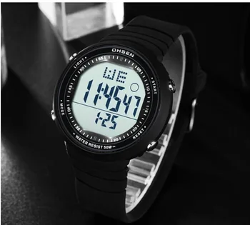 Erkekler Spor Saatler Su Geçirmez Retro dijital saat Erkekler İçin LED Elektronik Saat Moda Dalış Askeri Erkek kol saati Reloj Hombre