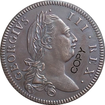 İrlanda <1774-1782 > 5 paraları kopya paraları