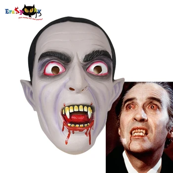 Eraspooky Korku Dracula Cosplay Maske Lateks Vampir Pelerin Pelerin Cadılar Bayramı Kostüm Yetişkin Parti Prop