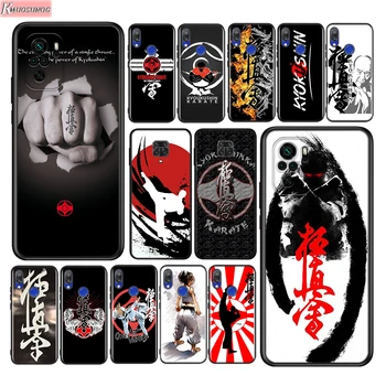 Oyama Kyokushin Karate Silikon Kapak Xiaomi Redmi İçin Not 10 10S 9 9S Pro Max 9T 8T 8 7 6 5 Pro 5A telefon kılıfı