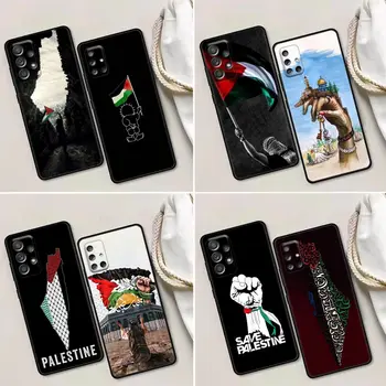 Telefon Kılıfı İçin Samsung Galaxy A32 A33 A31 A23 A22 A21S A13 A12 A11 A01 5G Silikon Kılıflar Kapak Filistin Bayrağı Kudüs Landmark
