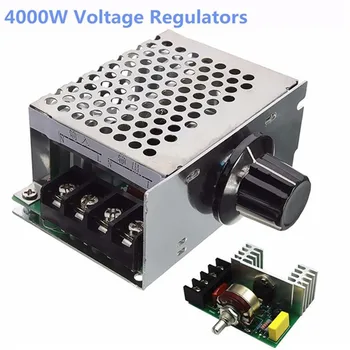 220 V 4000 W AC SCR Motor Hız Kontrol Modülü Voltaj Regülatörü Dimmer