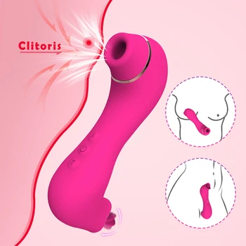 2 in 1 Emme Yalama Vibratör Kadınlar için Klitoris Enayi Dil Oral Seks Vajina Stimülasyon Kadın Vibratör Kadınlar İçin Seks Oyuncakları