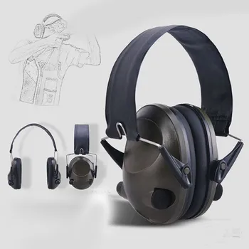 Yeni TAC 6S Anti-Gürültü Ses беручи Taktik Çekim Kulaklık Yumuşak Yastıklı Elektronik Kulaklık Spor Avcılık için Açık Spor