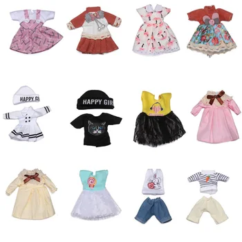 Oyuncak bebek giysileri ve Aksesuarları için 16~17cm Bebekler Bebekler Elbise Oyuncaklar 1/8 Bjd Bebek Etek DIY Bebek Malzemeleri Oyuncaklar Giysi Aksesuarları