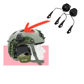Elektronik earmuf ARK OPS-CORE Kask Ray Adaptörü Taktik kulaklık Standı Howard Leight Darbe Spor avı çekim kulaklık