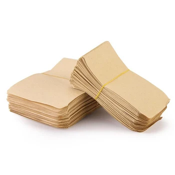 100 adet / takım Kraft Kağıt Tohum Koruyucu Zarf Saklama Torbaları Mini Zarflar Paketleri Bahçe Ev Ev Depolama Aracı