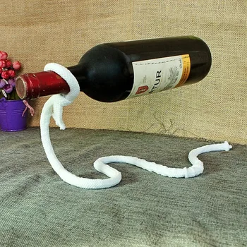 Yaratıcı Asma Halat Şarap Rafı Serpantin Yılan Braketi şarap şişesi Tutucu Bar Dolabı Ekran stand rafı Hediyeler Ev Dekorasyonu